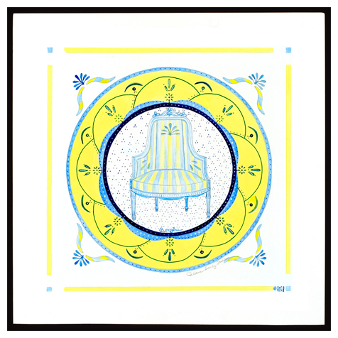 Blue Bergere